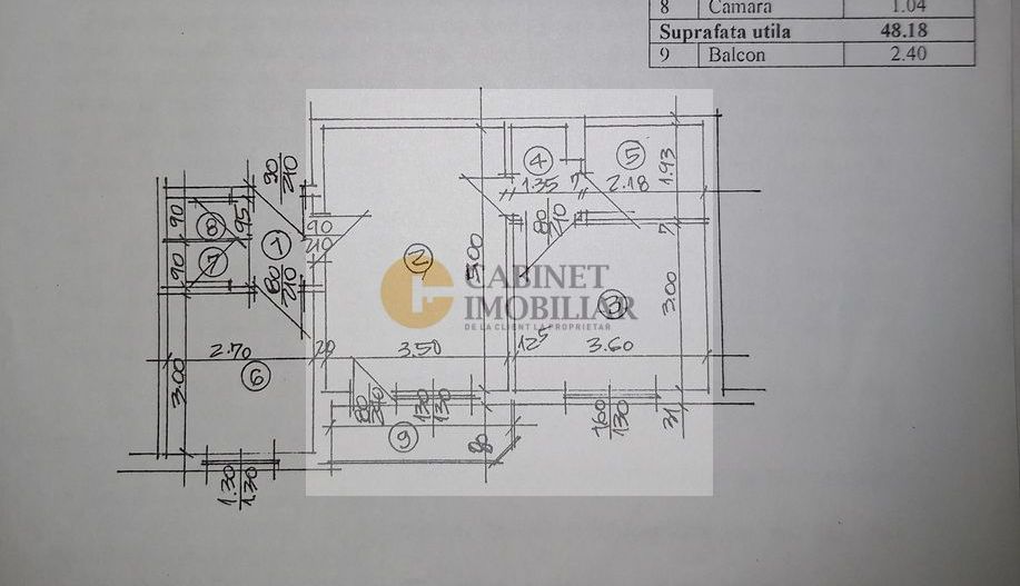 2 camere | Calea Mosilor | Bloc 1983 I Etaj 3/8 - Poză 12