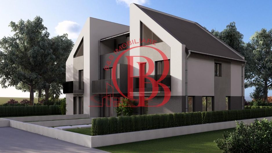 Vilă Triplex 4 Cam Arhitectură Modernă- Grădină Individuală -Panouri solare - Poză 6