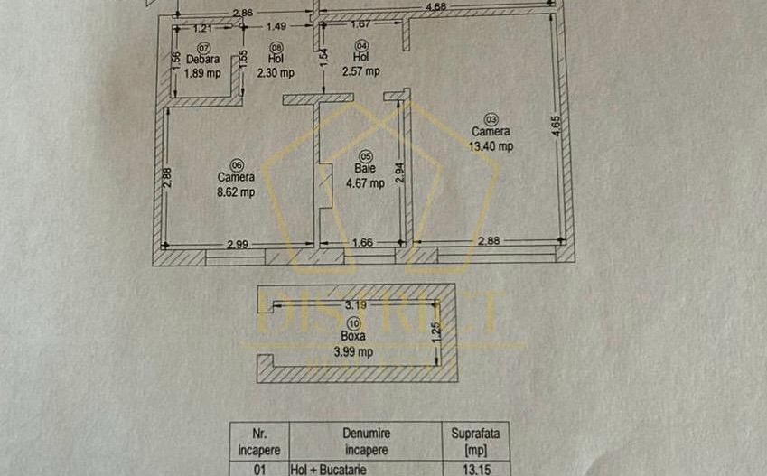 Apartament decomandat cu 3 camere I Cetatii - Poză 11