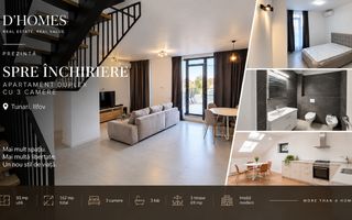 De Închiriat | Duplex Premium 3 Camere | 162 mp | Tunari - Poză 1