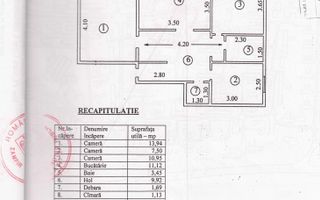 Apartament 3 camere, decomandat,  Mazepa 2 - Poză 2
