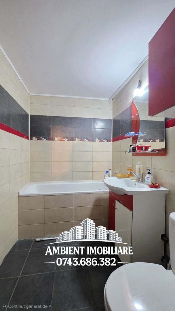 Apartament 3 camere, mobilat si utilat, etaj 3, zona CARTIER; - Poză 7