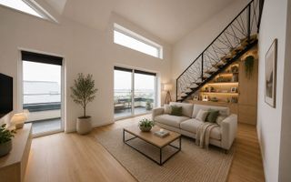 Penthouse 4 camere | Izolație cu vată bazaltică | 100 MP - Poză 1
