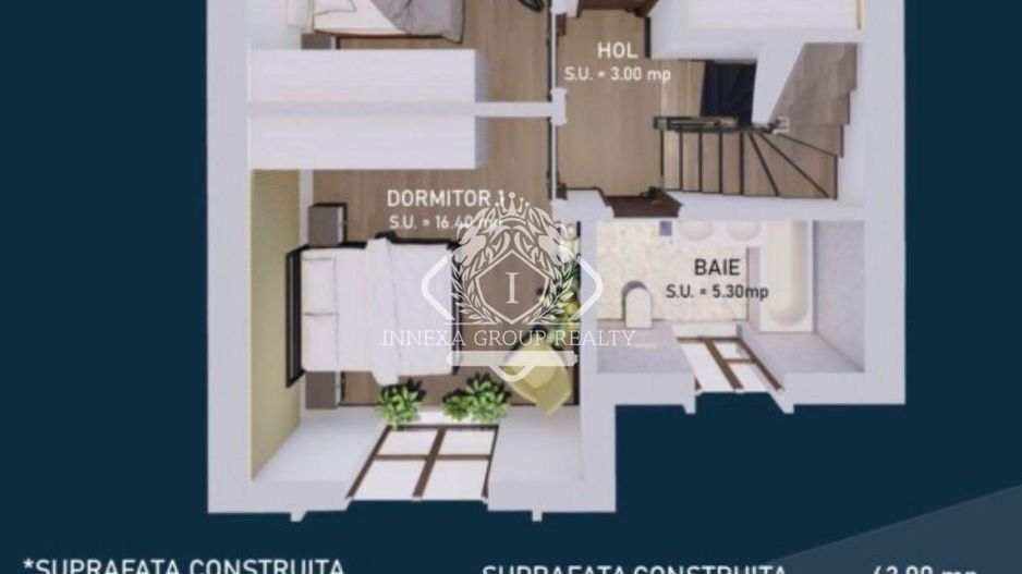 Vila-5 camere-P+1+M | Nicolae Grigorescu - Schiță 24