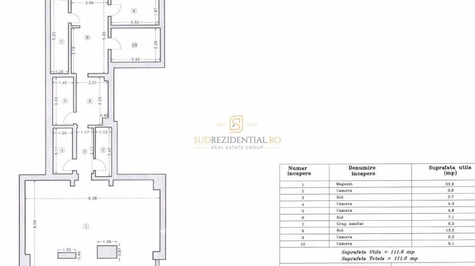 Spațiu comercial stradal de închiriat – Șoseaua Sălaj | 90 mp - Schiță 4