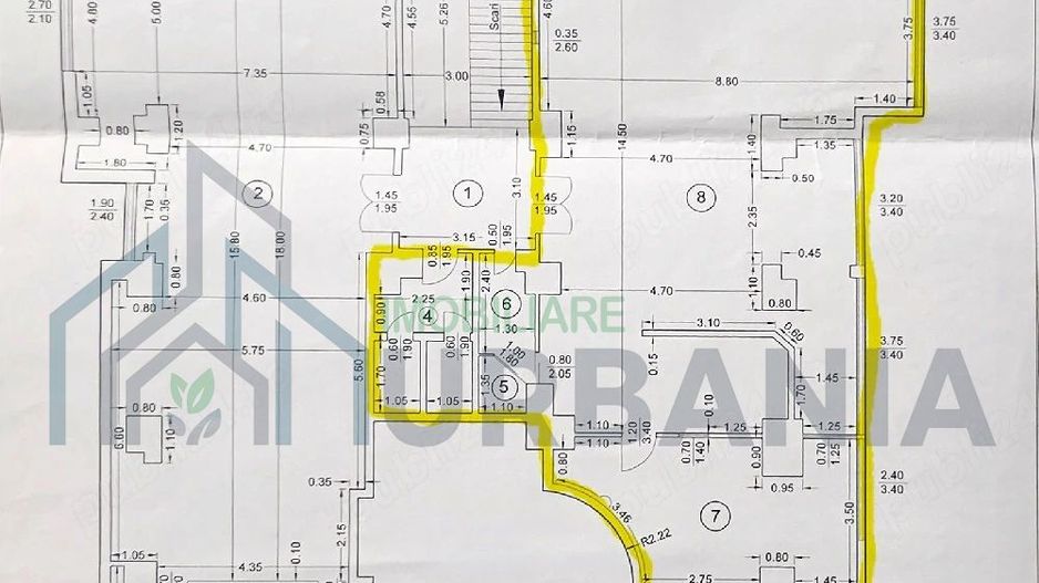 Spațiu comercial central de închiriat, Pașcani – 267 mp - Poză 1