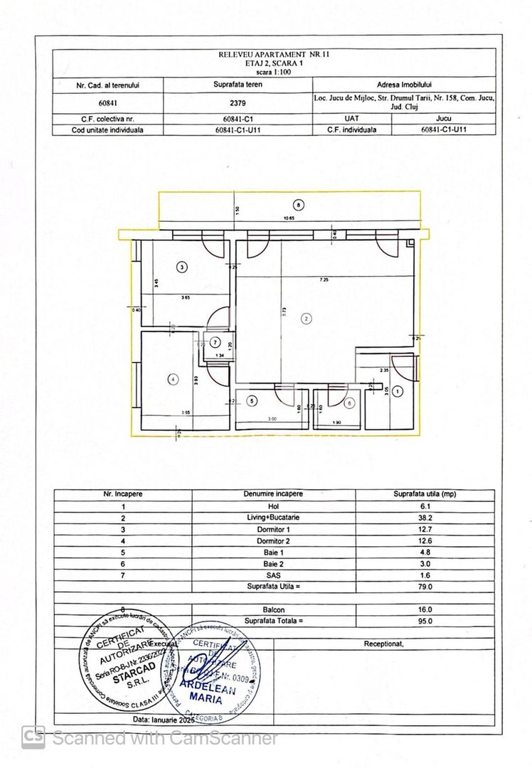 Apartament 3 camere, Bloc nou, Parcare inclusa, Jucu, COMISION 0 - Poză 2