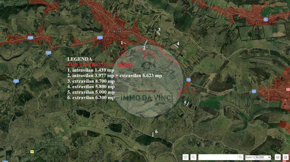 Pachet investitie terenuri Borșa Cluj 37.839 mp | 12.039 mp intravilan - Poză 1