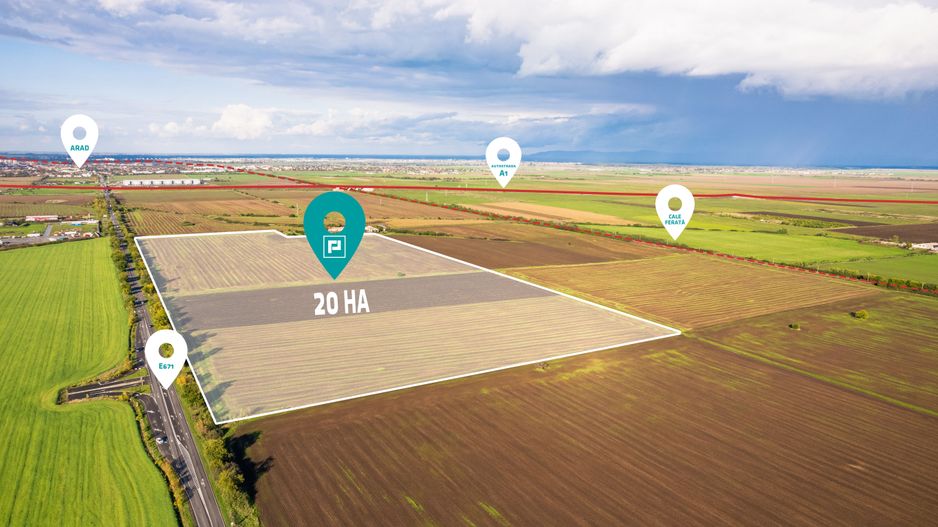 Teren de 200000 mp în Arad - Poză 1