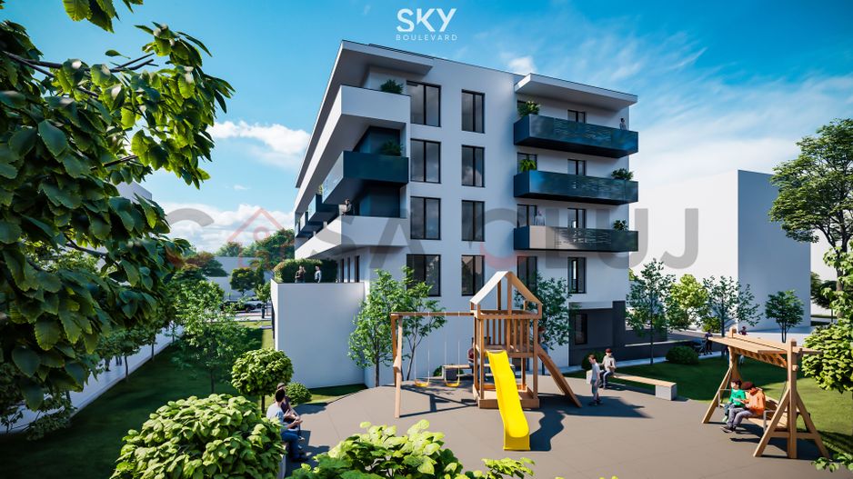 Apartament modern, 2 camere, Sky Boulevard, 0% comision ! - Poză 12