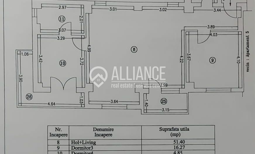 De vânzare apartament 3 camere statiunea Mamaia, zona Butoaie - Poză 14