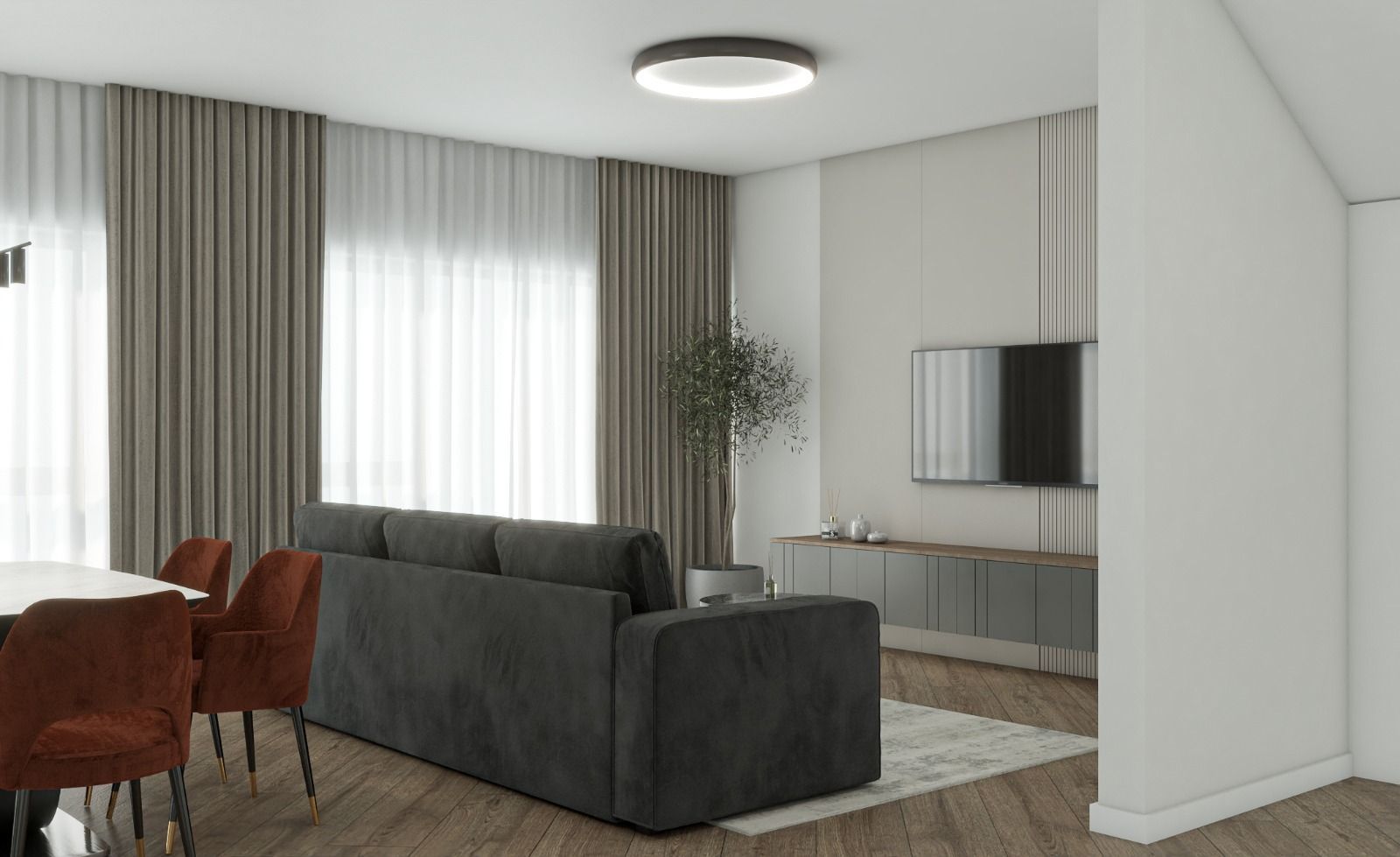 Vila - 4 camere,  situată în Otopeni, 131mp utili, teren 350mp, 2 locuri parcare - Poză 3