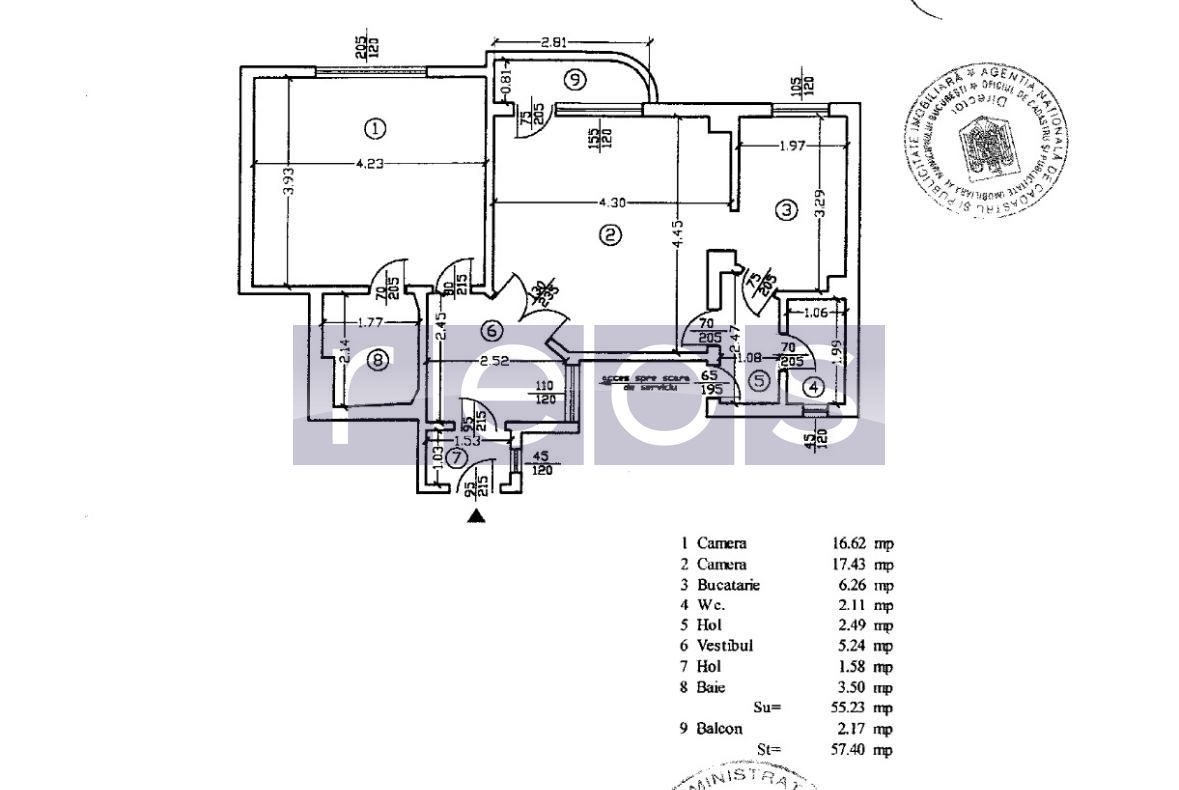 VANZARE 2 CAMERE | DOROBANTI | 65 MP | PRETABIL REZIDENTIAL-COMERCIAL - Schiță 20