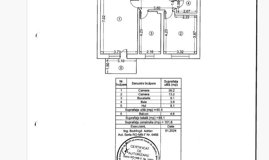 Apartament 2 camere de vânzare – Exigent Plaza, Bulevardul Timișoara - Poză 16