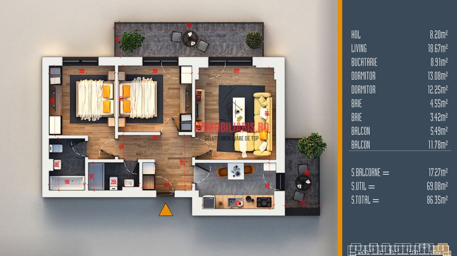 Noul Titan-Metrou - PARCARE GRATUIT - Dezvoltator - Schiță 2