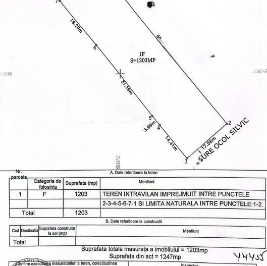 Teren intravilan 1203 mp Bascov-Florea zona Superba - Poză 6