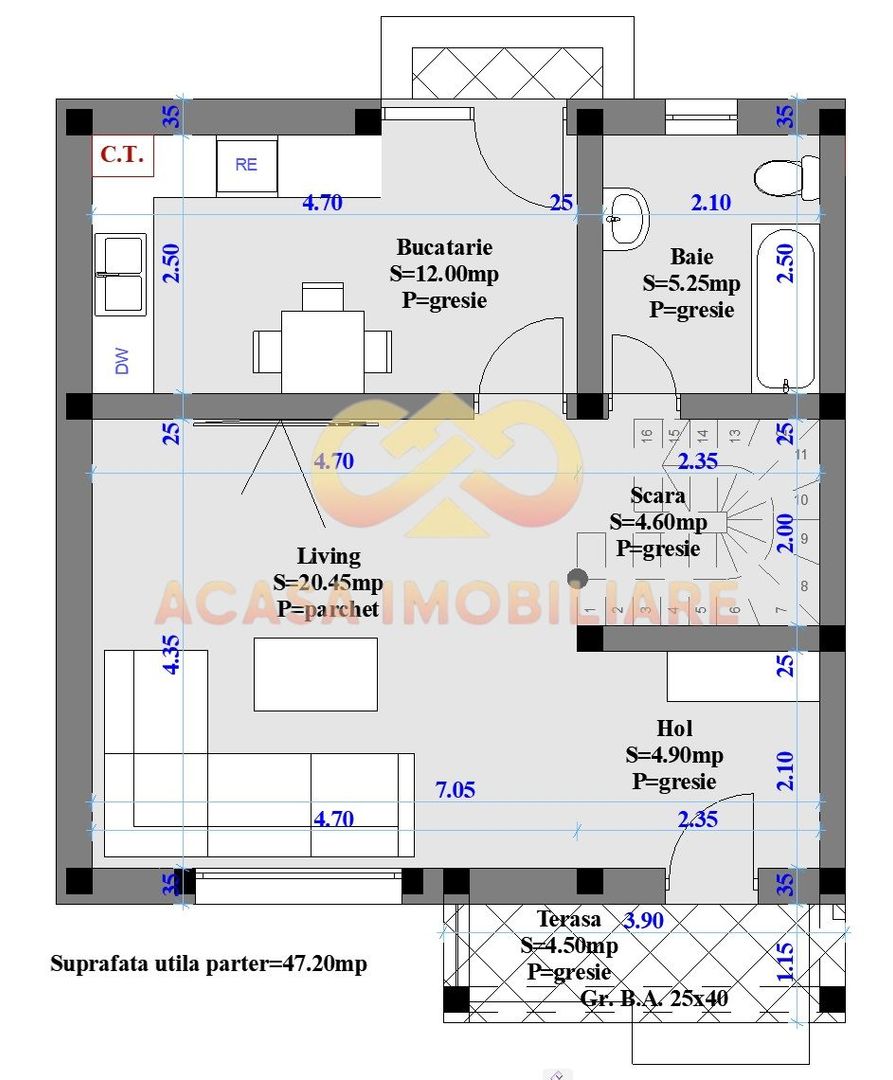 NOU APARTAMENT 4 CAMERE INTABULAT  101 MP CU GRADINA - Poză 8