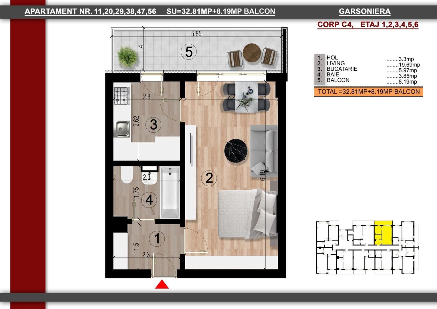gars.dec. la aprox. 15min metrou Leonida sau Berceni - Poză 3