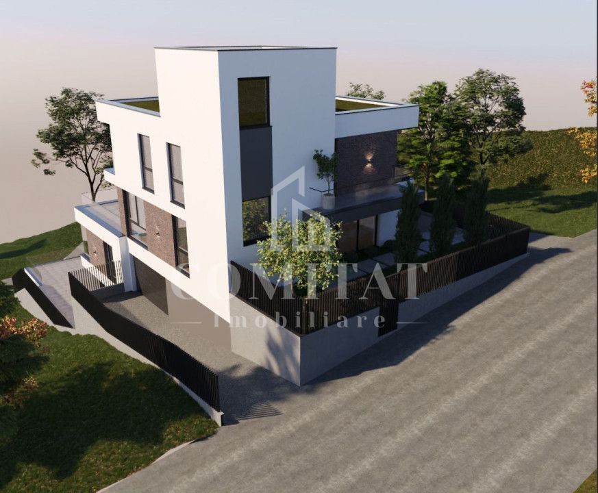 Casă generoasă cu panoramă și 254 mp terasă circulabilă - Poză 4