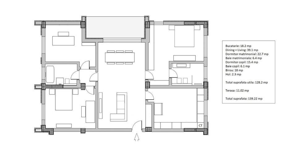 Apartament 4 camere Siseti - Poză 15