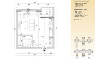 Obor Garsoniera 36 mp Obor High Garden East I Veranda Mall I Com 0% - Poză 3
