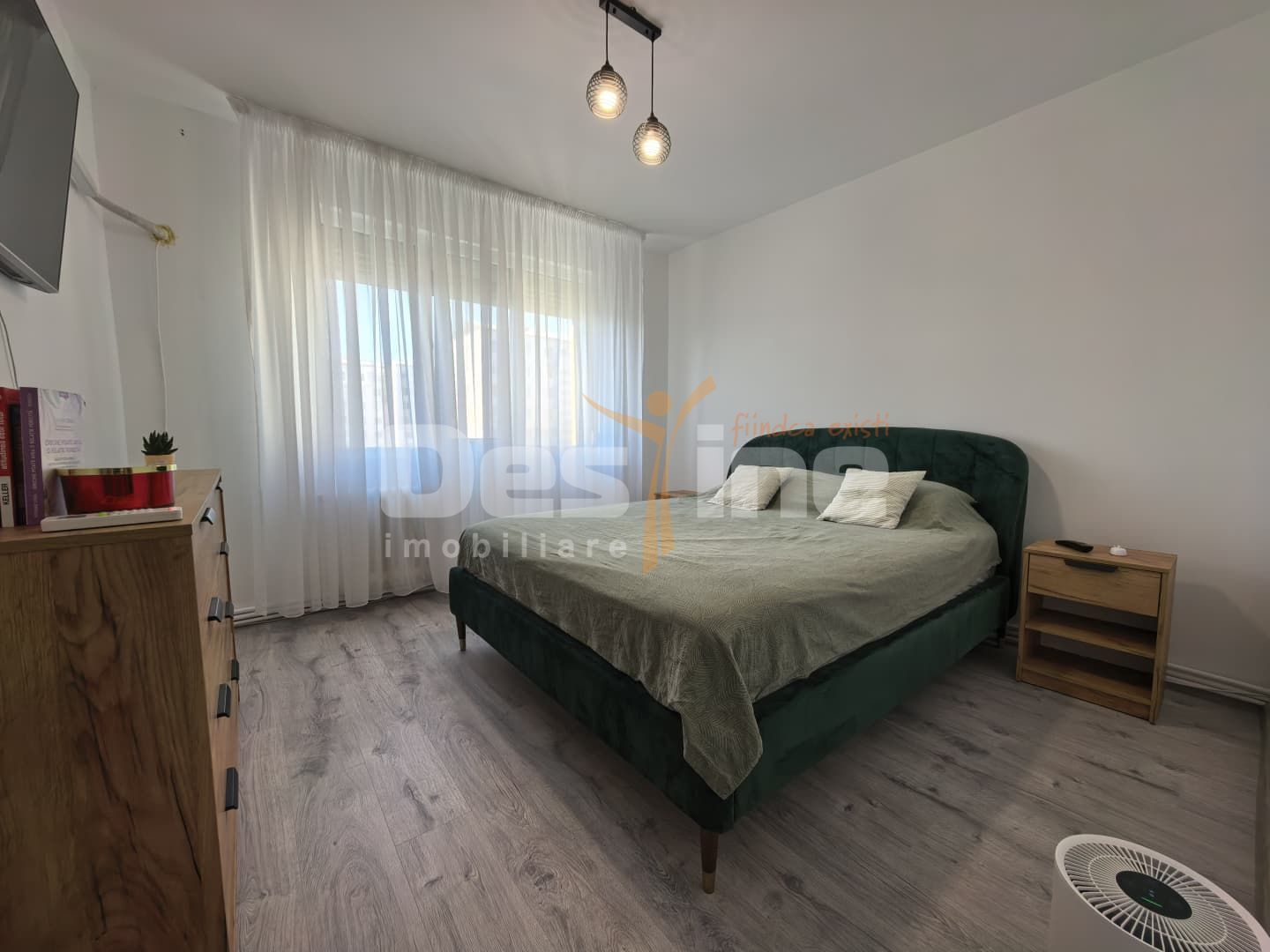 Apartament 3 camere  67,58 mp Mobilat modern- Alexandru cel Bun - Poză 3