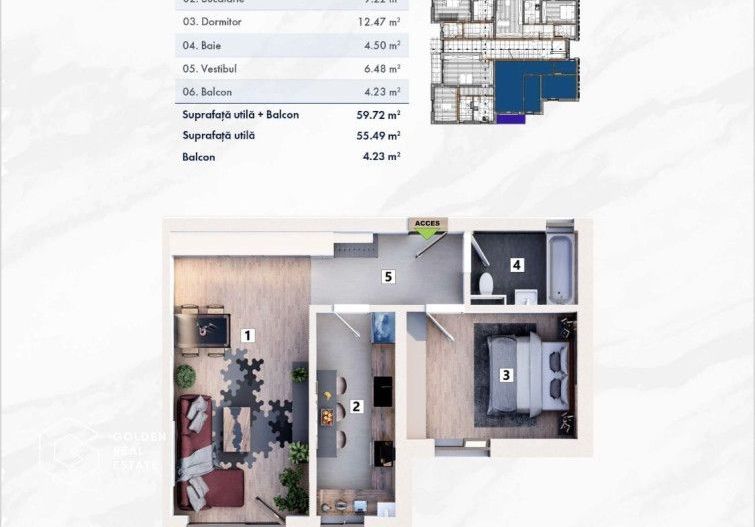 Apartament 2 camere bloc nou, Complex Rezidential Nova Mehala, 0% Comision - Poză 11