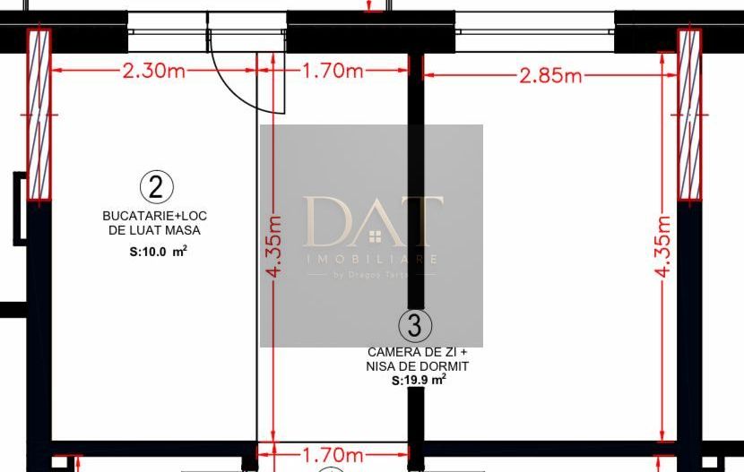 Apartament 2 camere, dressing, BETA RESIDENCE - Poză 9