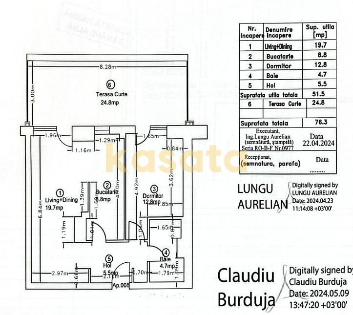 2 camere I parter I gradina proprie 83 mp I First Estates I 55 utili - Schiță 16