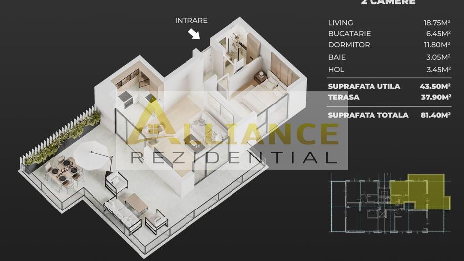 Ame Residence Exclusivitate  Proiect nou ap 2 si 3 camere - Poză 13