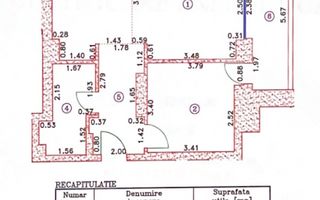 CORTINA ACADEMY | 2 CAMERE | 65MP | DESIGN INTERIOR ELEGANT - Schiță 16