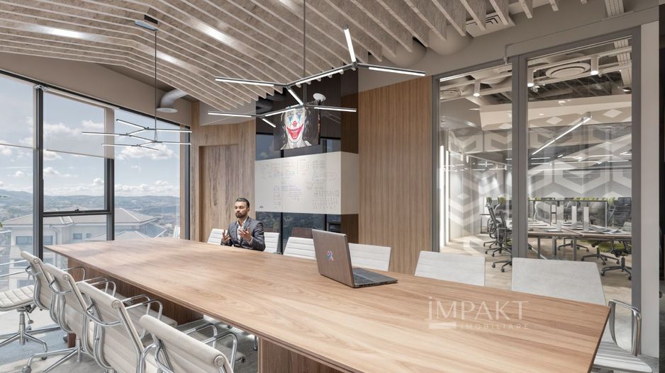 Spatiu birouri  1320 m2 finisat Europa - Poză 10