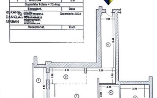 Apartament cu 2 camere *67mp utili + Terasa* // Pipera - Rond OMV - Schiță 48