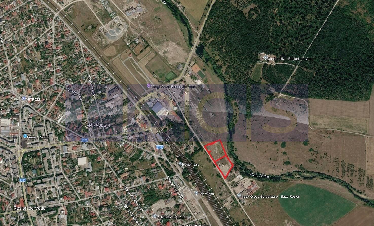 VANZARE TEREN 16.000 MP | 2 LOTURI | CONSTRUCTII EXISTENTE | ROSIORI DE VEDE - Poză 1