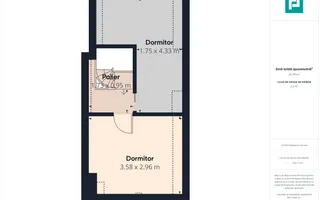 Apartament cu 2 camere pe 2 niveluri în Dumbrăvița - Poză 11