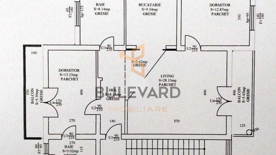 Comision 0! Apartament 3 camere + 2 parcari, zona Buna Ziua! - Schiță 10