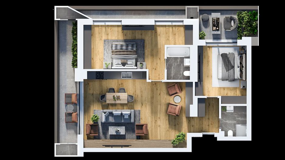 APARTAMENT 3 CAMERE | PREMIUM | PIPERA | MUTARE IMEDIATA - Poză 14