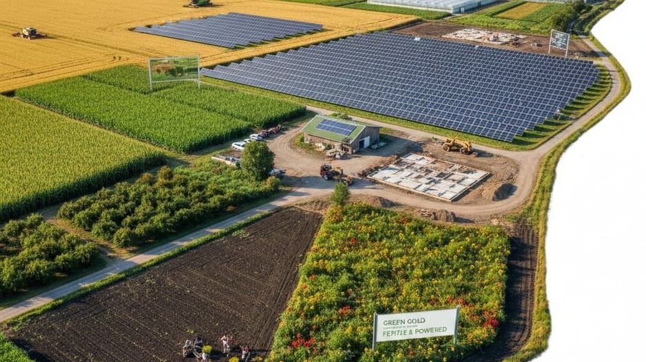 HUB Energetic & Agricol: 50 Ha Compacte | Direct A2 | Fundeni,Călărași - Poză 1