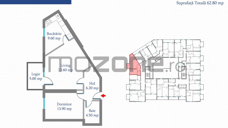 10% DISCOUNT la avans - 2 camere, 63 mp, etaj 1, Str Preciziei - Poză 12