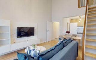 Penthouse 3 camere, 2 băi, mobilat complet, dressing - întabulat - Poză 3