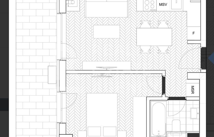 Studio dublu de vânzare în complexul PrimaVista - Schiță 10