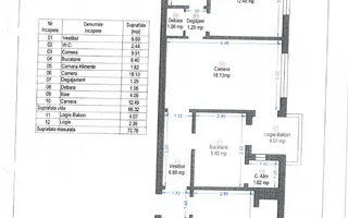 Apartament cu 3 camere in Lugoj - Poză 11