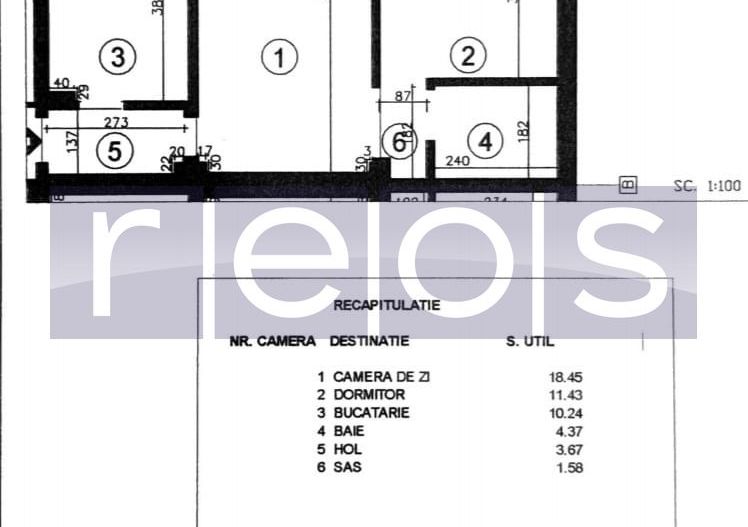 VANZARE- 2 CAMERE- TIMPURI NOI-METROU - Poză 11