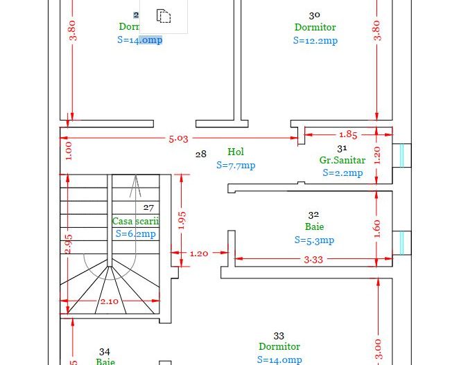 Oferta vanduta Duplex de vanzare la liziera padurii - 130 mp, 4 bai&4 dormitoare - Poză 17