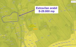 Teren extravilan arabil 29.800 mp – Vărădia, Caraș-Severin - Poză 2