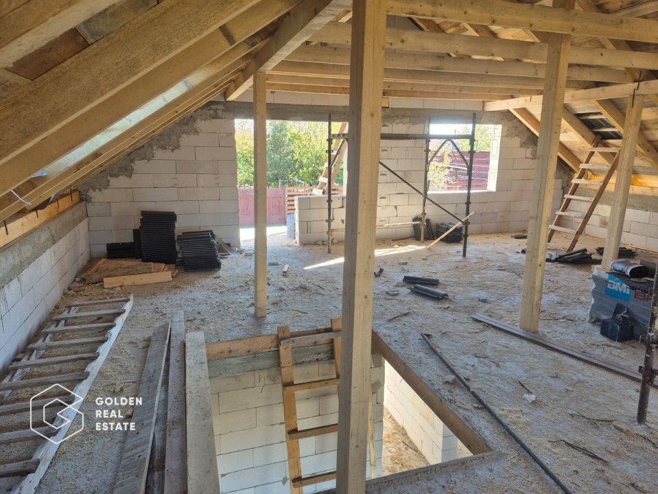 Casa P+M, teren 500 mp, comuna Frumuseni - Poză 5