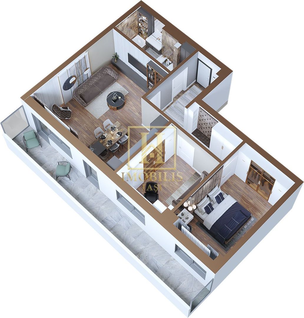 Apartament 3 camere 88 mp Copou 148600 euro - Poză 11