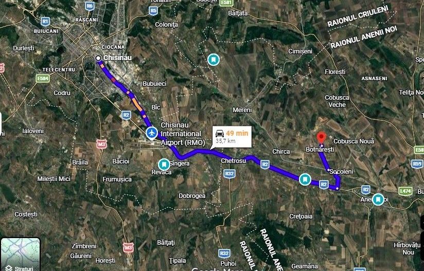 Teren pentru construcții/prima linie – 17,5 ari, Botnăreștii Vechi, Raionul Anenii Noi - Poză 14