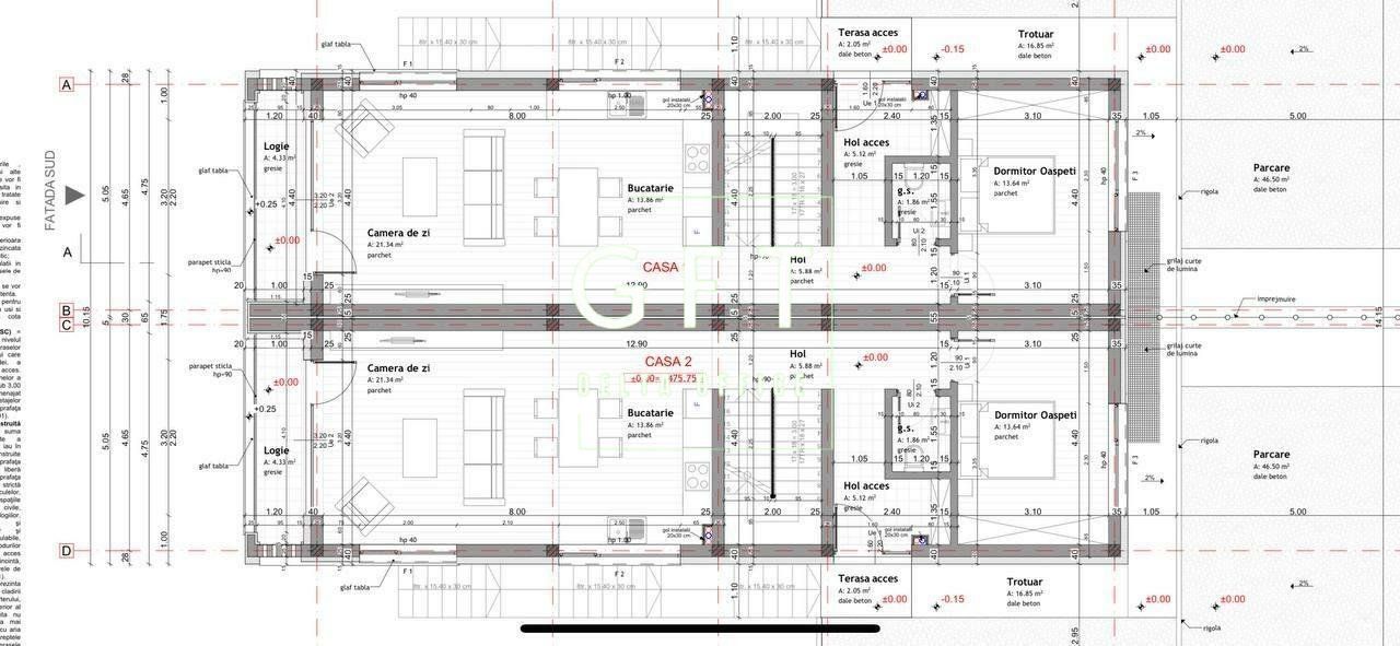 Unitate duplex 193mp utili +65 terase circulabile + 200 mp teren, Voronet - Poză 14