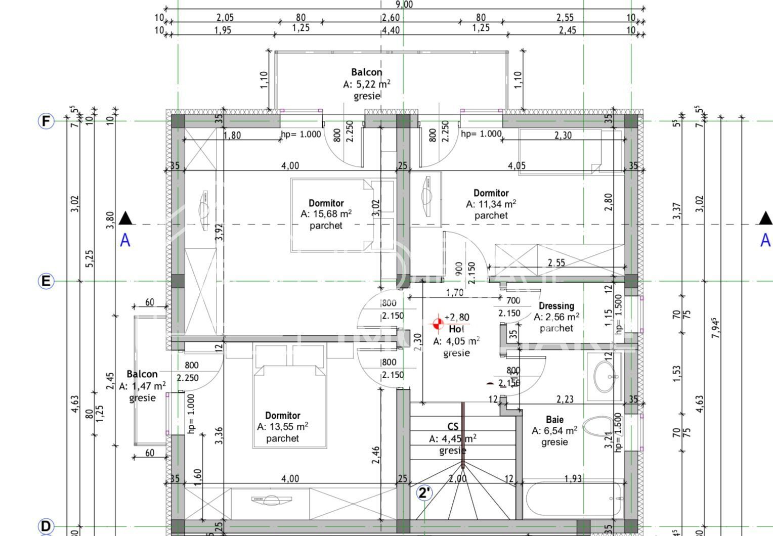 Duplex La CHEIE cu 4 camere, in Cisnadie - Schiță 26